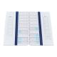 Globe Scientific 513025B 20-Place Cardboard Microscope Slide Mailer, Blue - with Slides (Microscope Slides are Sold Separately)