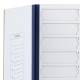 Globe Scientific 513025B 20-Place Cardboard Microscope Slide Mailer, Blue - Zoomed in