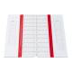 Globe Scientific 513025R 20-Place Cardboard Microscope Slide Mailer, Red - Bottom View