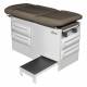 Model 5240-145 Manual Exam Table with Side Step and Four Storage Drawers - Chocolate Truffle