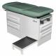 Model 5240-145 Manual Exam Table with Side Step and Four Storage Drawers - Mint Leaf