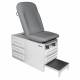 Model 5250 Manual Exam Table with Five Storage Drawers - True Graphite