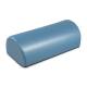 Clinton Vinyl Covered Half Round Pillow with Flat Side, Hook and Loop Closure - Wedgewood