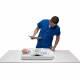 553 Series Health o Meter Digital Pediatric Extra-Wide Tray Scale - With Baby's Weight being Measured