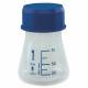 BrandTech 566941 Erlenmeyer Flasks (PP) with Screw Caps (PP) - 75mL