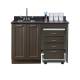 Clinton 58048R Fashion Finish 48" Wide Cart-Mate Cabinet with Right Side 4-Drawer Cart in Twilight Color and Graphite Talc Countertop (Sundry Jars, Sink, and Faucet Sold Separately; Organizer Holder and Scissors NOT Included)