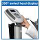 599 Series Health o Meter Heavy Duty Waist-High Digital Scale with Mechanical Height Rod - 350° Swivel Display