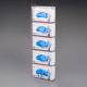 Poltex 5GBST Standard Glove Box Holder, 5 Box Capacity (Glove Boxes and Gloves are Not Included)