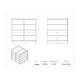 Poltex 5LGMICRODBL Large Microtube Rack Holder, 8 Position - Dimensions
