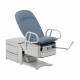Brewer 6000PLUS-PR46 Access® High-Low PLUS Exam Table with Pneumatic Back, Blue Fog Upholstery - with Stirrups (The EasyGlide™ Mobility System is Sold Separately)