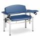 Clinton Model 6006-U SC Series Extra-Wide Padded Blood Drawing Chair with Padded Flip Arms