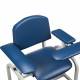 Clinton Arm Option - Upholstered Padded Stationary Armrests and Straight Flip Arm
