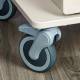 Clinton 602 5" Hospital Grade Casters for ProVisions™ Point-of-Care Cart, Set of 4 (The cart shown in the photo is not included.)
