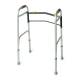 Lumex® 604070A Bariatric Dual-Release X-Wide Folding Walker, Without Wheels - Back Angle View
