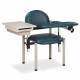 Clinton SC Series Padded Blood Drawing Chair with Padded Flip Arm and Drawer - Model 6059-U