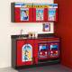 Clinton Model 6130-BW Fun Series Firehouse Base & Wall Cabinets