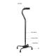 Lumex® 6130A Bariatric Quad Cane with Large 4-Point Base - Assembly Parts