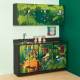 Clinton Pediatric Theme Base & Wall Cabinets - Rainforest Follies