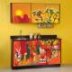 Clinton Model 6152-BW Imagination Series Southwestfest Base & Wall Cabinets