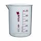 BrandTech PMP Griffin Beaker with Red Screened Graduations - 500mL