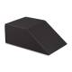 Clinton 61 Vinyl Covered Cube/Incline with Hook and Loop Closure, 37 Degree - Black
