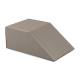 Clinton 61 Vinyl Covered Cube/Incline with Hook and Loop Closure, 37 Degree - Warm Gray