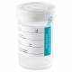 Globe Scientific 6220 Sterile 90mL (3oz) Tite-Rite Container with Attached White Screw Cap and Tab Seal ID Label (Case of 400)