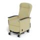 Champion Healthcare Solutions CHS-63P Alo Treatment Clinical Transport Recliner with Wing Back, Swing-Away Arms, Power Recline - 45 Left Front View