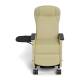 Champion Healthcare Solutions CHS-63P Alo Treatment Clinical Transport Recliner with Wing Back, Swing-Away Arms, Power Recline - Front View with Table Up