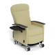 Champion Healthcare Solutions CHS-64P Alo Treatment Clinical Bariatric Transport Recliner with Wing Back, Swing-Away Arms, Power Recline - 45 Right Front View with Table Up