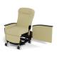 Champion Healthcare Solutions CHS-64P Alo Treatment Clinical Bariatric Transport Recliner with Wing Back, Swing-Away Arms, Power Recline - Open Swing Arm 45 Left Front View