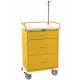 Harloff 6511 Classic Line Infection Control Cart 3 Drawer with Key Lock & Accessory Package