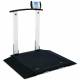 Detecto 6560 Folding Portable Digital Wheelchair Scale with Handrail