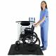 Detecto 6570 Folding Portable Digital Wheelchair Scale with Handrail & Seat
