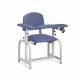 Clinton 66010 Lab X Series Blood Drawing Chair with Padded Arms - Wedgewood
