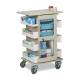 Clinton 67-117 ProVisions™ Point-of-Care Phlebotomy Cart - Flat Workstation Top (Supplies are not included.)