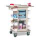 Clinton 67-136 ProVisions™ Point-of-Care Phlebotomy Plus Cart - Flat Workstation Top (Supplies are not included.)