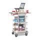 Clinton 67-146 ProVisions™ Point-of-Care Phlebotomy Plus Cart - Elevated Workstation Top (Laptop and Supplies are not included.)