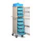 Clinton 67-2480 ProVisions™ Point-of-Care Replenish Cart, Opened Door (Tray not included.)