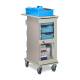 Clinton 67-364 ProVisions™ Point-of-Care Slimline Cart - Flat Workstation Top, Door Angle (Tray and Supplies are not included.)