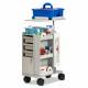 Clinton 67032 Phlebotomy Slimline Store & Go Cart