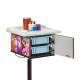 Clinton 67256 Pediatric Phlebotomy Cart - Totally Teddy Graphics, Door Open (Items pictured on top not included)