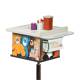 Clinton 67256 Pediatric Phlebotomy Cart - Totally Teddy Graphics with Glove Box (Items pictured on top not included. The Glove Box is sold separately)