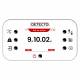 The Detecto 6745 Baby Scale has highly accurate 1-gram divisions and a capacity of 30 lb / 15 kg. The Milk and Diaper soft keys allow you to track infant fluid output for health monitoring.