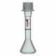 BrandTech 677895 Class B PMP Volumetric Flask with Polypropylene Screw Cap - 10mL