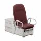 Brewer 6800PLUS-PR36 Access® High-Low PLUS Exam Table 700, Power Back - Cabernet Upholstery (The EasyGlide™ Mobility System is Sold Separately)