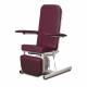 Clinton Model 6810 Recliner Series Hi-Lo Blood Drawing Chair Model 6810 (Upright Position) - Burgundy Upholstery 