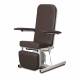 Clinton Model 6810 Recliner Series Hi-Lo Blood Drawing Chair Model 6810 (Upright Position) - Gunmetal Upholstery 