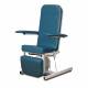Clinton Model 6810 Recliner Series Hi-Lo Blood Drawing Chair Model 6810 (Upright Position) - Slate Blue Upholstery 