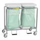 R&B Wire 684G Double Leakproof Hamper with Lid - Green and Green Bags